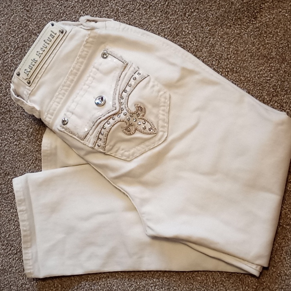 Rock Revival celinda capris 28 white